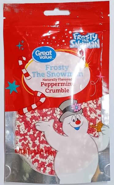 Great Value Frosty the Snowman 'Peppermint Crumble' 142 gr Import USA
